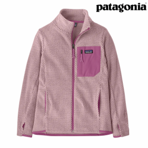 Patagonia K´S R1 Air Full-Zip Tynn Fleecejakke Barn  Rosa