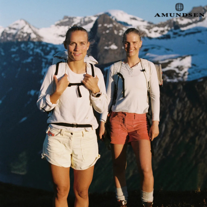 Amundsen 5 Incher Concord Kordfløyel G.Dyed Shorts Dame Rosa - Bilde 3