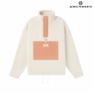 Amundsen V-bond Cord Fleece Dame Hvit Rosa
