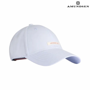Amundsen Linen Patch Caps Logo Lyseblå
