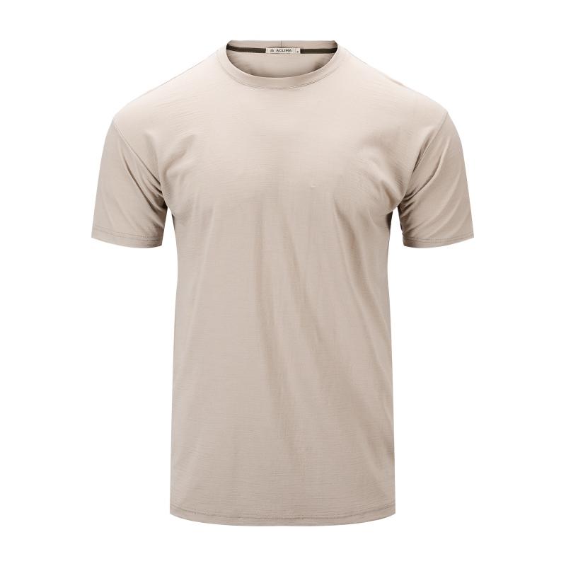 Aclima Aclima Lightwool 180 Classic Tee M´S Simply Taupe