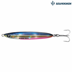 Sølvkroken Draug Slow Pitch Pilk 115 gram Holografisk Blå/Rosa