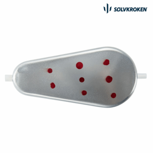Sølvkroken Spesial Klassisk  Inline 50 mm 12 gram Sølv Med Røde Prikker