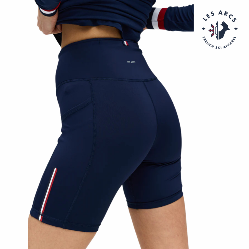 LES ARCS Brie Tights Shorts Womens Navy 7" - Bilde 2
