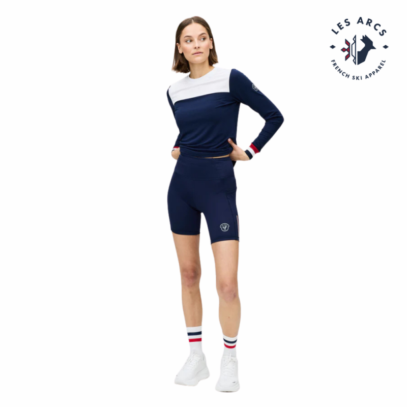 LES ARCS Brie Tights Shorts Womens Navy 7" - Bilde 3