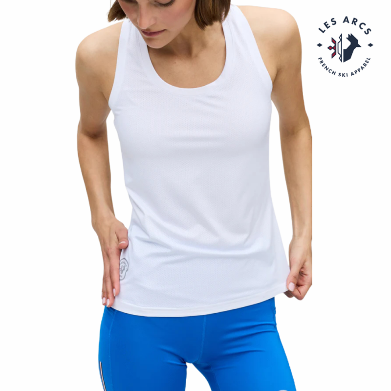 LES ARCS Fabiola Singlet Womens White - Bilde 2