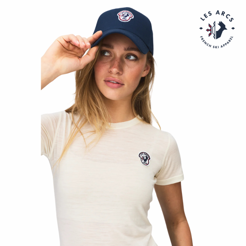 LES ARCS Florette Wool T-Shirt Womens Hvit - Bilde 2