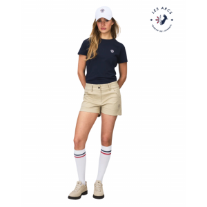 LES ARCS Louna Canvas Shorts Womens Sand