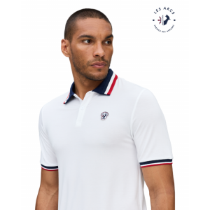 LES ARCS Phillipe Polo Tee Mens White