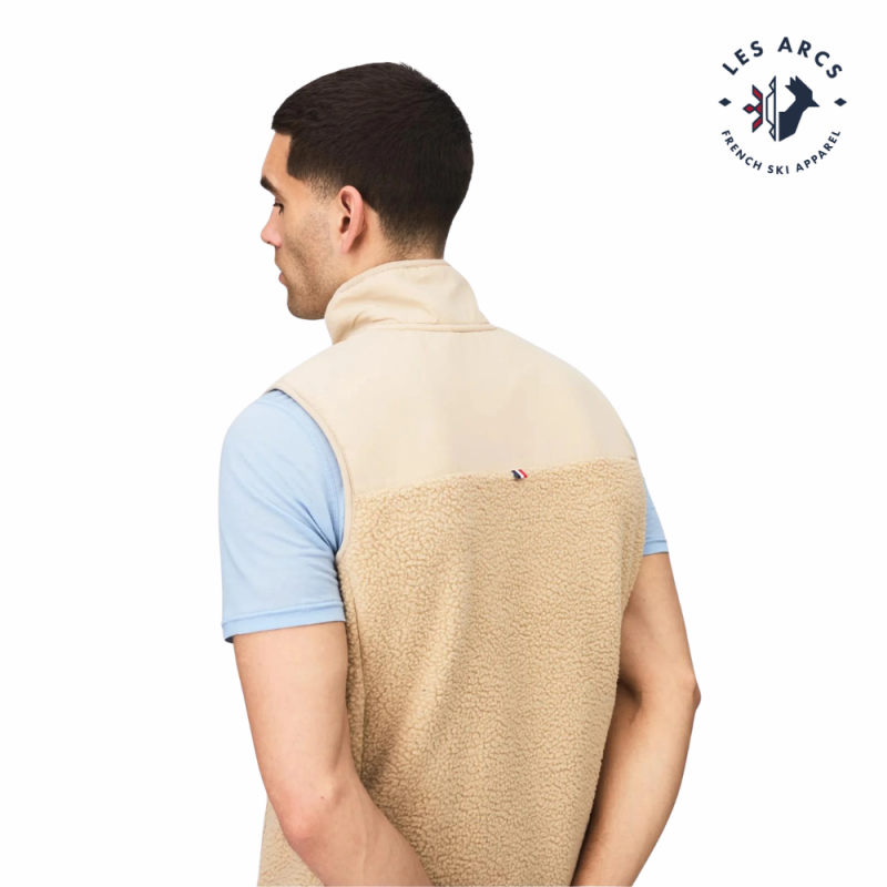 LES ARCS Simon Teddy Vest Mens Sand - Bilde 3