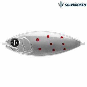 Sølvkroken Bitt Inline 60mm 12g Srd sølv røde prikker