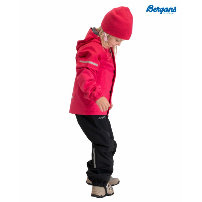 Bergans Lilletind 2l Shell Jacket Barn Rød - Bilde 2