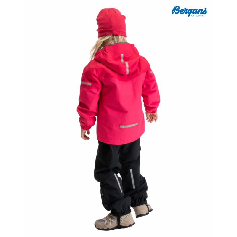 Bergans Lilletind 2l Shell Jacket Barn Rød - Bilde 3