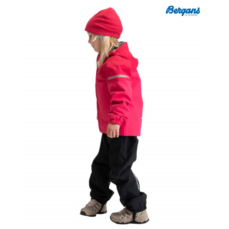 Bergans Lilletind 2l Shell Jacket Barn Rød - Bilde 4